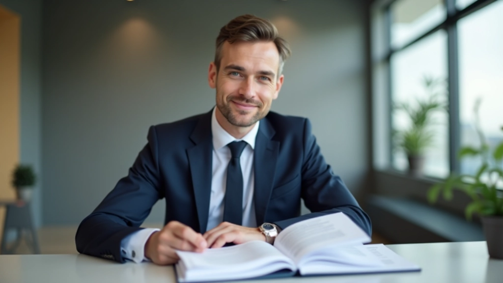 Professional workspace showing financial documents, calculator, and organizational reporting materials organized on modern desk