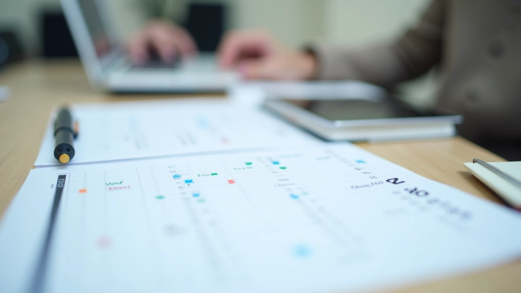 Calendar showing grant reporting deadlines and quarterly milestone markers for tracking compliance dates